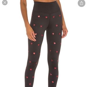Beach Riot Sparkle Heart ❤️ Full Length Leggings